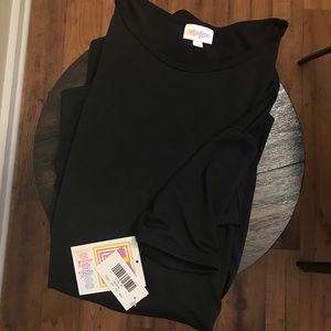 LuLaRoe - Solid Black Irma - Size Small